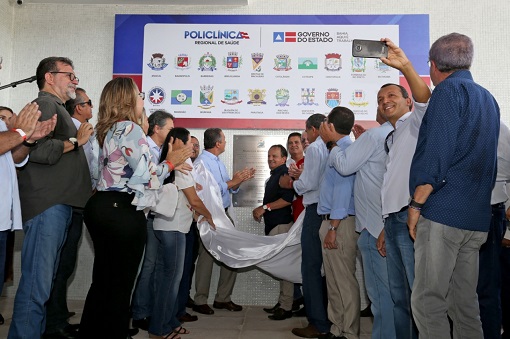 Em Barreiras, Rui inaugura policlínica e ampliação do Hospital do Oeste