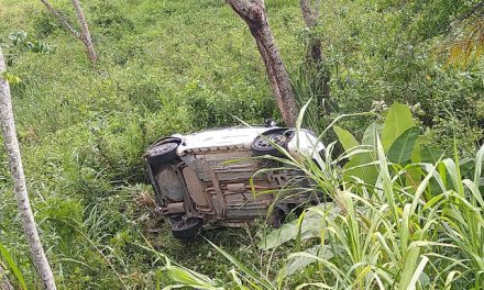 Cinco pessoas ficam feridas após carro cair em ribanceira na rodovia Itabuna/Buerarema; bebê entre as vítimas