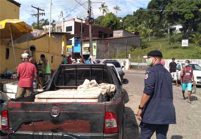 Prefeitura e Polícia Militar fiscalizam aglomerações e estabelecimentos em Ilhéus