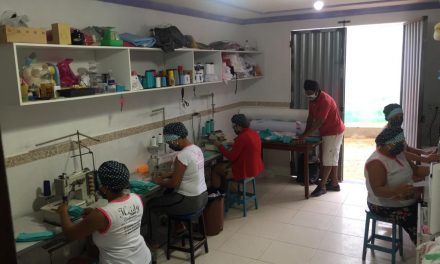 Produção de máscaras por pequenos empreendimentos movimenta economia na Bahia