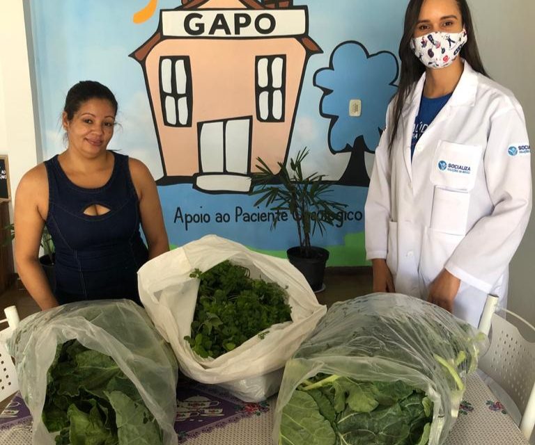 Conjunto Penal de Itabuna doa alimentos de sua horta orgânica a instituições assistenciais
