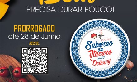 Festival Sabores de Itacaré Delivery foi prorrogado para até 28 de junho