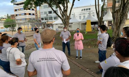 Com maior números de casos de Covid-19, bairro de Fátima é palco de ação emergencial nesta quarta