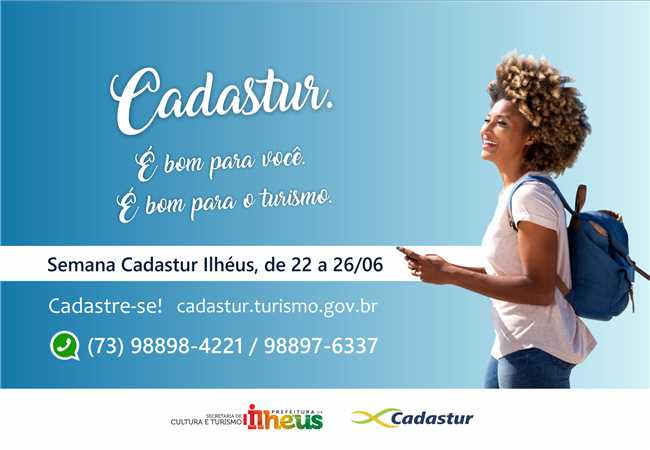 Trade turístico de Ilhéus é convocado a realizar o Cadastur