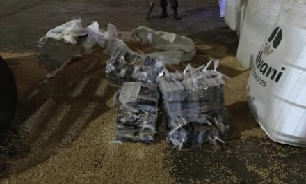 Mais de 200 kg de cocaína são apreendidos entre carga de soja no porto de Ilhéus; droga seria levada para Europa