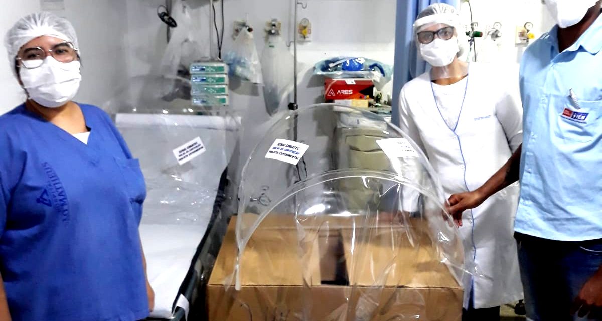 Governo do Estado já entregou 450 bolhas de contenção e intubação para unidades de Saúde em toda a Bahia