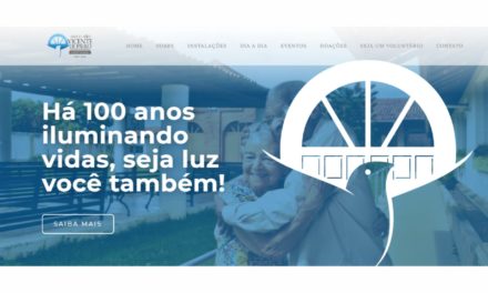 Abrigo São Vicente de Paulo convida internautas a visitar website lançado pela instituição