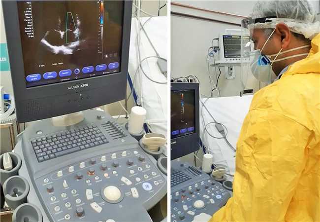 Ilhéus: Centro Covid-19 conta com exame de ultrassom à beira do leito