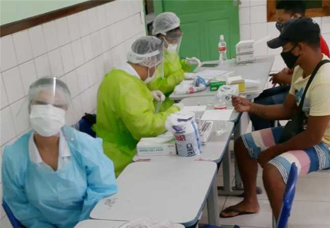 Cerca de 40% dos alunos da rede estadual já foram testados para a Covid-19 em Ilhéus