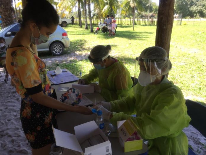 Estudantes indígenas das escolas estaduais de Ilhéus são testados para coronavírus