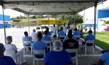 Cuidados do Setembro Amarelo são estendidos aos colaboradores do Conjunto Penal de Itabuna