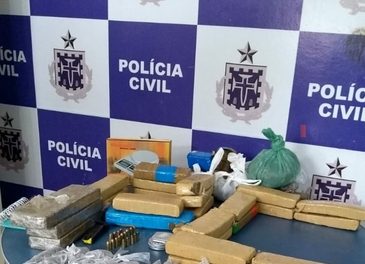 Polícia apreende mais de 20 quilos de maconha em Itabuna
