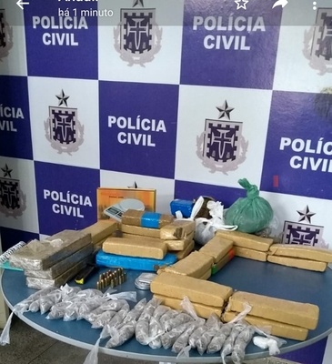 Polícia apreende mais de 20 quilos de maconha em Itabuna