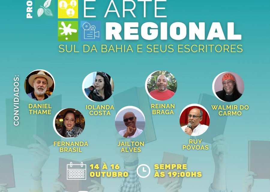 Projeto Cultura e Arte do Colégio Jorge  Amado reúne autores do Sul da Bahia