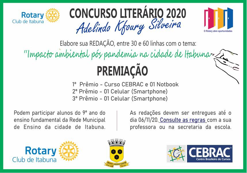 Itabuna:Secretaria de Educação e Rotary Club realizam segunda edição do concurso literário Adelindo Kfoury