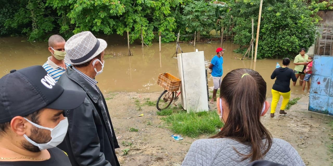 Chega a 500 o número de famílias desabrigadas pelas chuvas em Itabuna