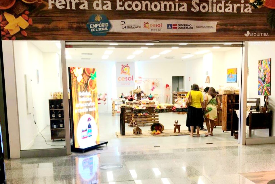 Economia Solidária espera faturar R$ 50 mil em Feira, avalia coordenador do Cesol