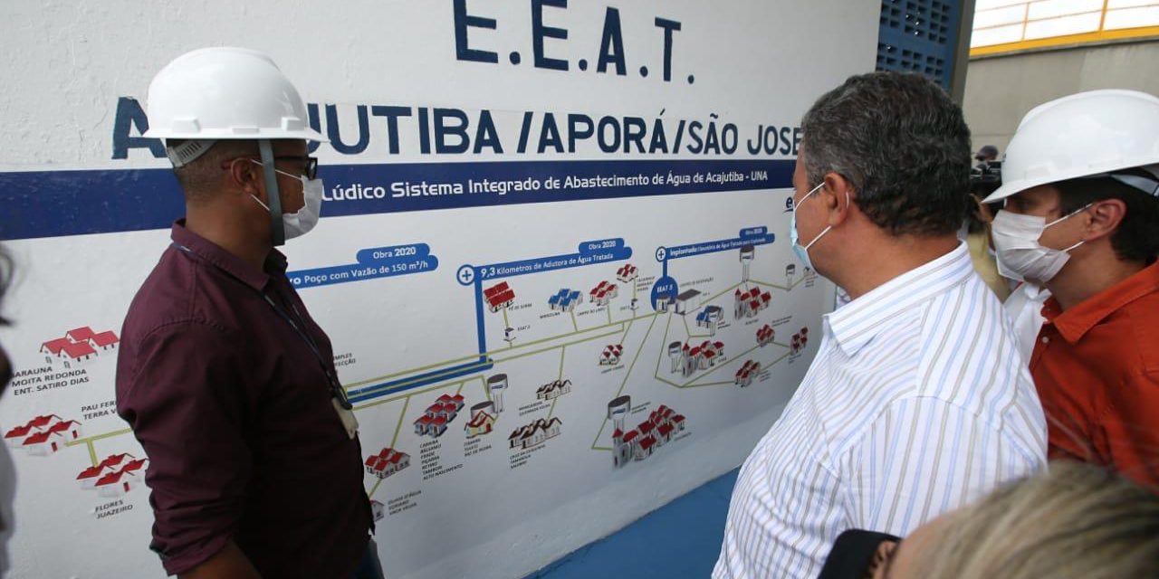 Governador Rui Costa entrega ampliação de sistema de abastecimento de água em Aporá