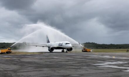 Azul inicia operação de voos comerciais para a Ilha de Comandatuba