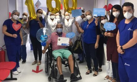 Covid-19: Hospital de Campanha de Itabuna comemora a centésima alta