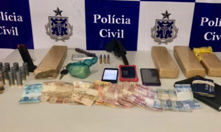 Trio suspeito de envolvimento com o tráfico é preso com drogas em Ilhéus