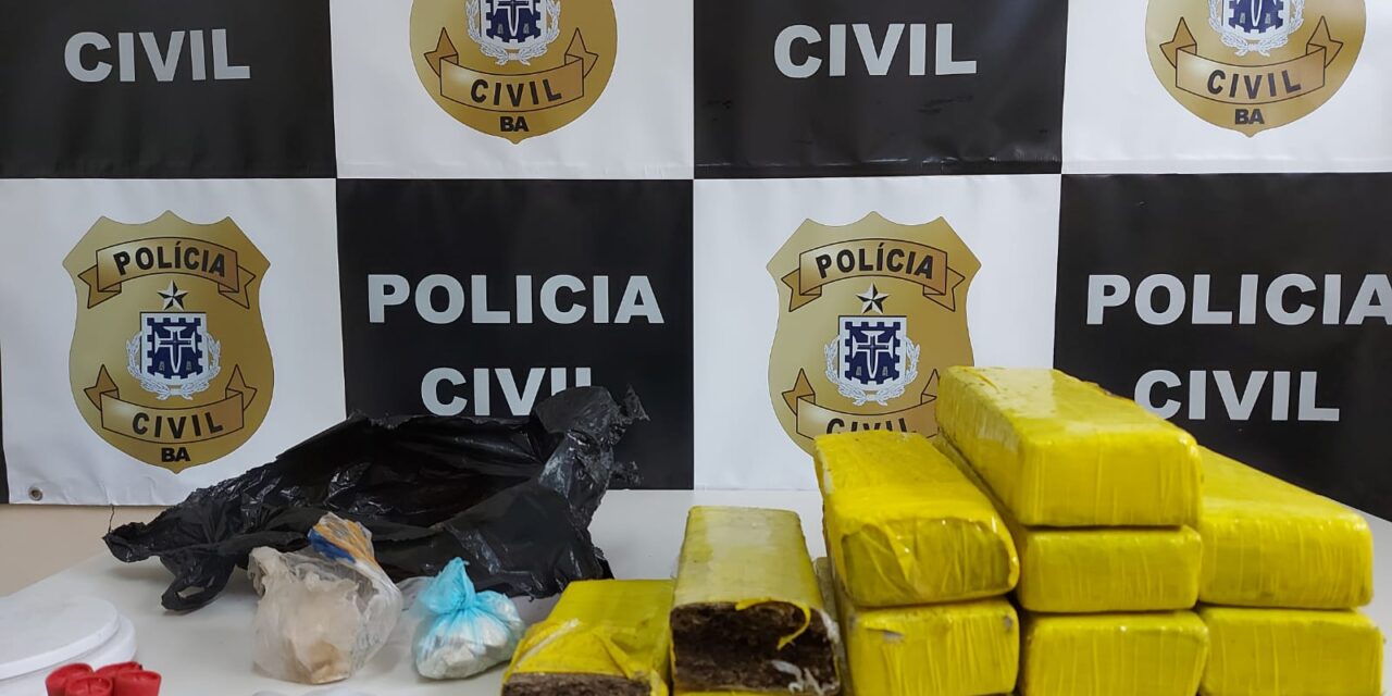 Mais de 17 quilos de maconha são apreendidos em Itabuna