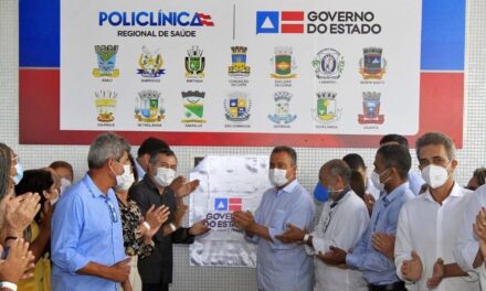 Rui inaugura policlínica em Serrinha e Bahia alcança 94% de cobertura em exames