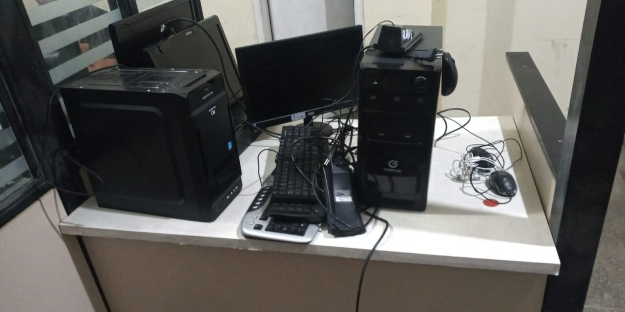 Guarda Civil de Itabuna recupera computadores em posto de saúde do Califórnia