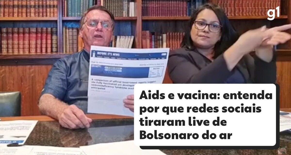 ‘Inaceitável’, diz associação médica sobre fake news de Bolsonaro sobre vacinas e HIV
