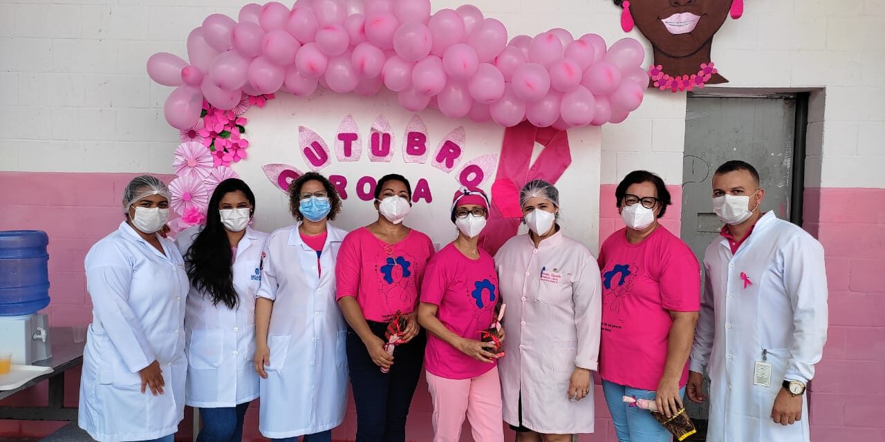Outubro Rosa: Conjunto Penal de Itabuna e Grupo Se Toque realizam ações de prevenção ao câncer de mama