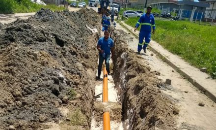 Emasa finaliza as obras de expansão da rede de esgoto no prolongamento da Manoel Chaves