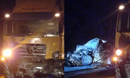 Acidente entre carro de passeio e caminhão dos Correios deixa uma pessoa morta próximo a Ibirapitanga