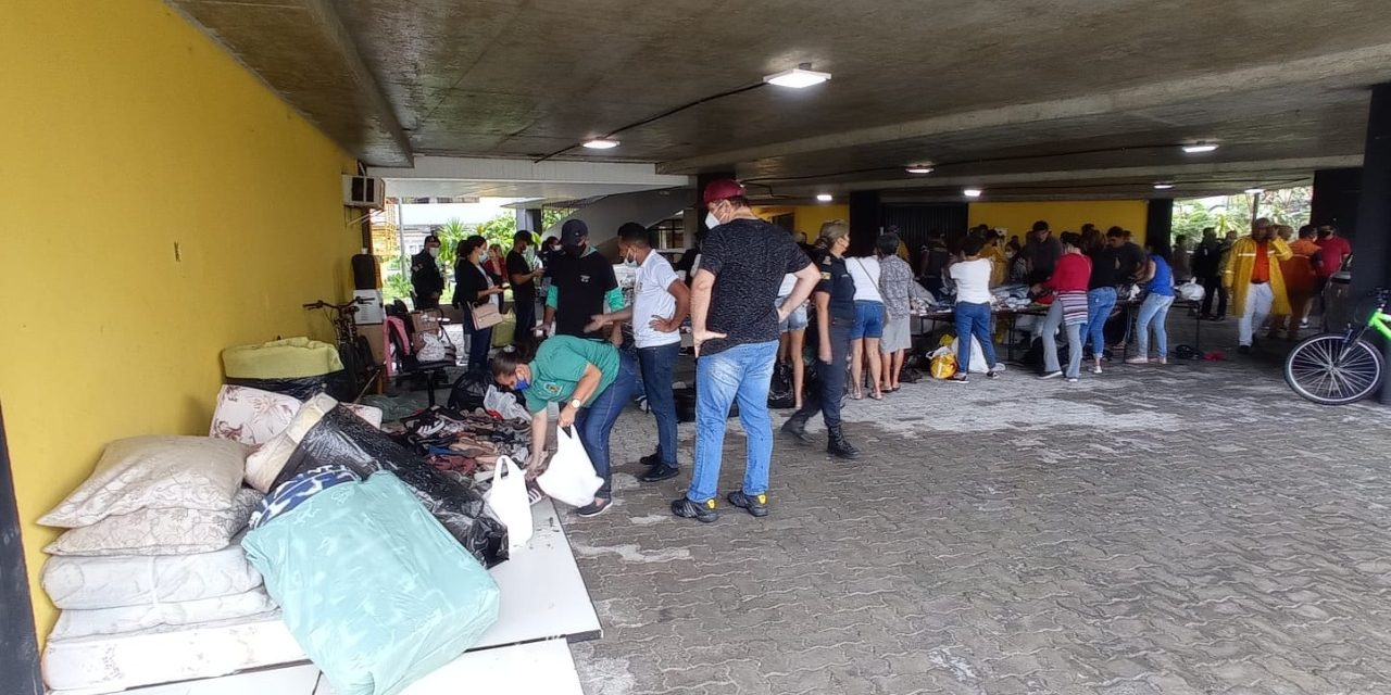 Prefeitura de Itabuna presta assistência aos desabrigados das chuvas e da cheia do Rio Cachoeira; 300 famílias foram atingidas