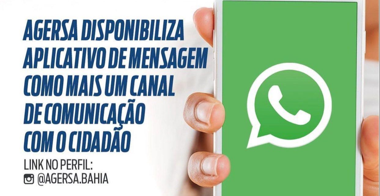 AGERSA lança canal de atendimento via WhatsApp como mais um canal de comunicação com o cidadão