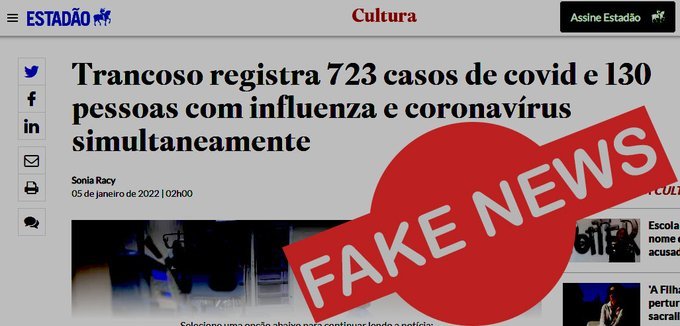 Fake News: Governo emite Nota de Esclarecimento sobre casos de Covid-19 e Flurona em Trancoso