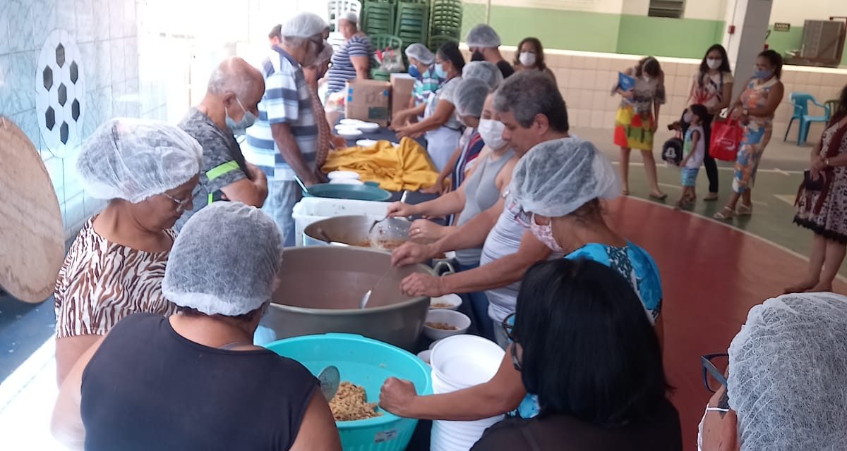 Solidariedade: 13.780 refeições são distribuídas pela Igreja Teosópolis aos desabrigados em Itabuna 