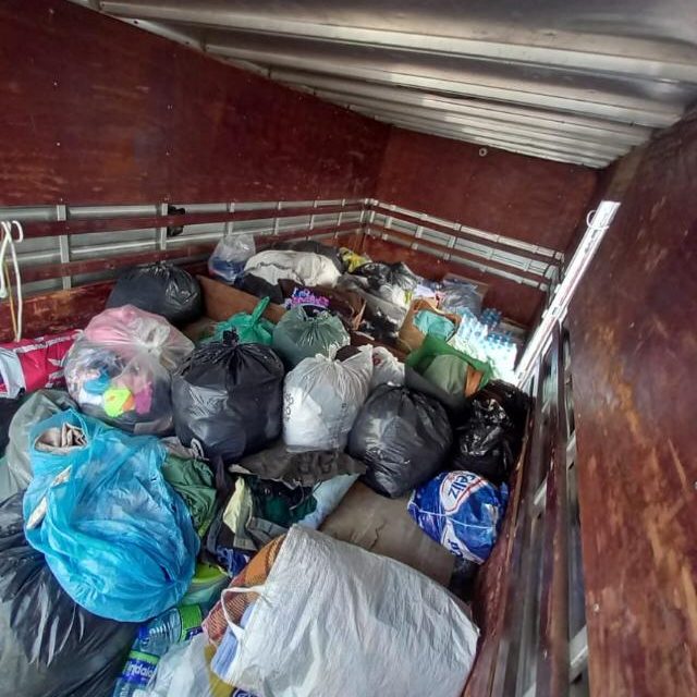 Base Operacional de Itabuna recebe dois caminhões  com doações de moradores de Maricá-RJ