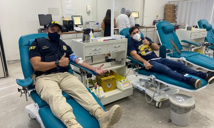 Cinco ml de esperança: Policiais rodoviários federais doam sangue e se cadastram para doação de medula óssea