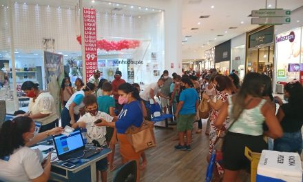 Prefeitura imunizou mais de 250 crianças em vacinação no Shopping Jequitibá