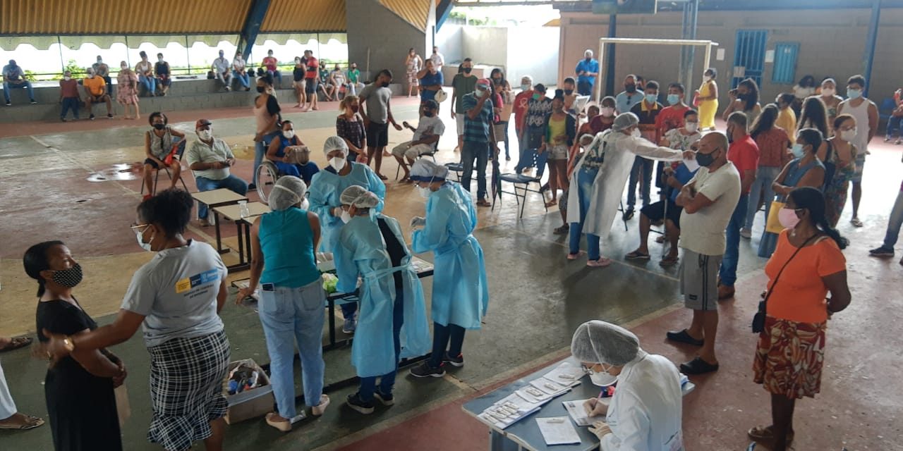Secretaria Municipal de Saúde promove testagens contra Covid-19 no Caic Jorge Amado
