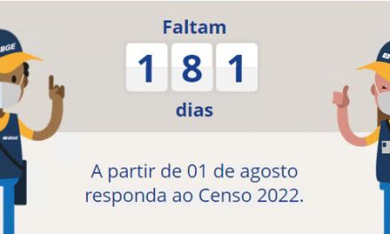 Começa contagem regressiva para o início da coleta do Censo 2022