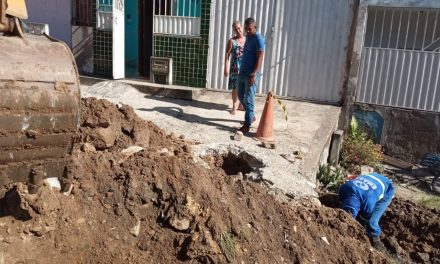 Emasa elimina extravasamento de esgoto no bairro Santo Antônio