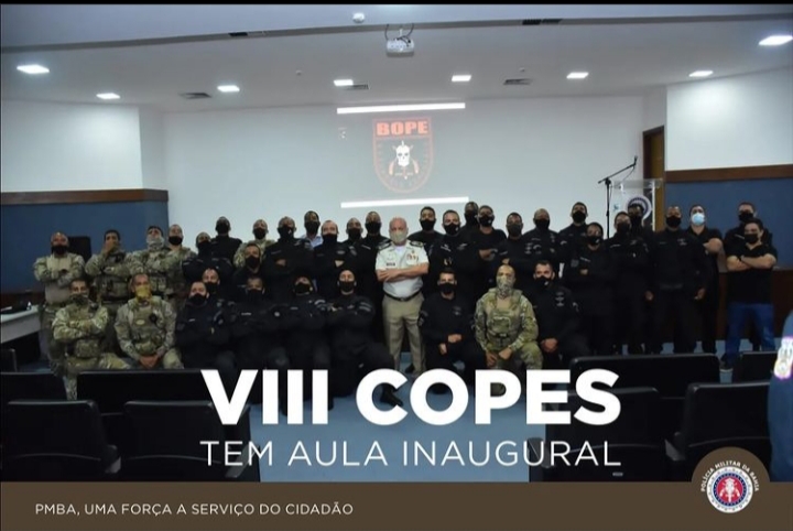 PMBA realiza aula inaugural  do VIII Curso de Operações Policiais Especiais(COPES)