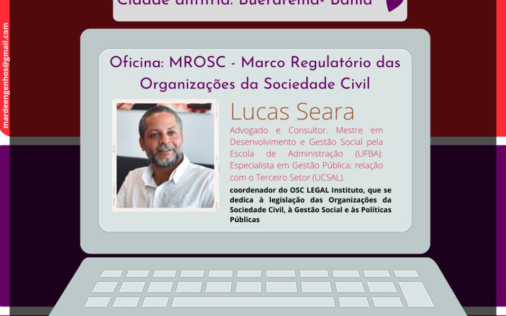 Evento vai discutir novo Marco Regulatório das Organizações da Sociedade Civil; inscrições abertas