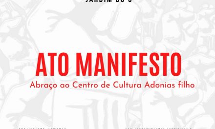 Artistas itabunenses e sociedade civil promovem Ato Manifesto “Abraço ao Centro de Cultura Adonias Filho”