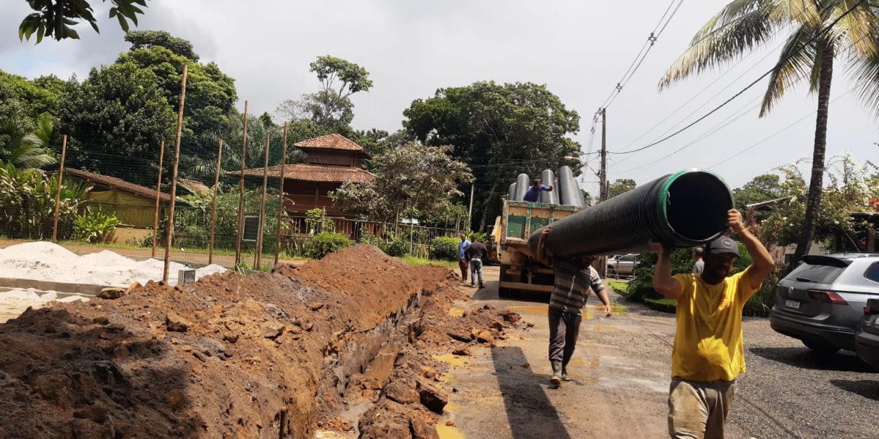 Itacaré inicia as obras de pavimentação das ruas da Concha