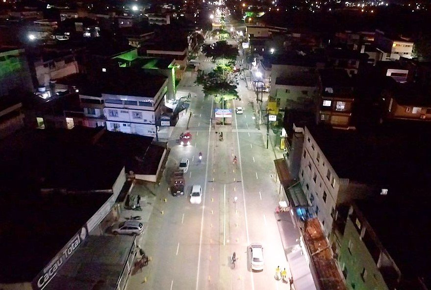 Avenida Manoel Chaves ganha moderno sistema de iluminação