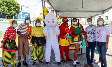 Brincadeiras e diversão marcam “Dia D” de intensificação vacinal em Itacaré