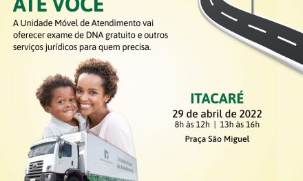 Itacaré recebe Unidade Móvel da Defensoria Pública nesta sexta (29)