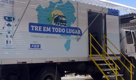Carreta do TRE leva serviços aos eleitores de Itabuna amanhã e quinta no estacionamento da Câmara